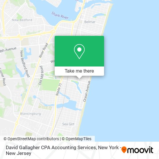 David Gallagher CPA Accounting Services map