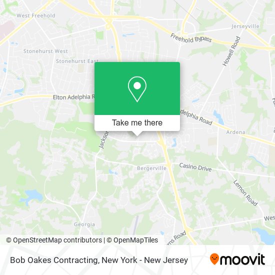Bob Oakes Contracting map