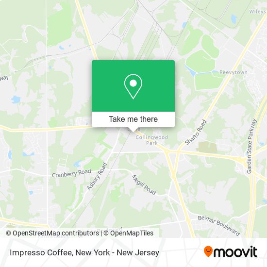 Impresso Coffee map