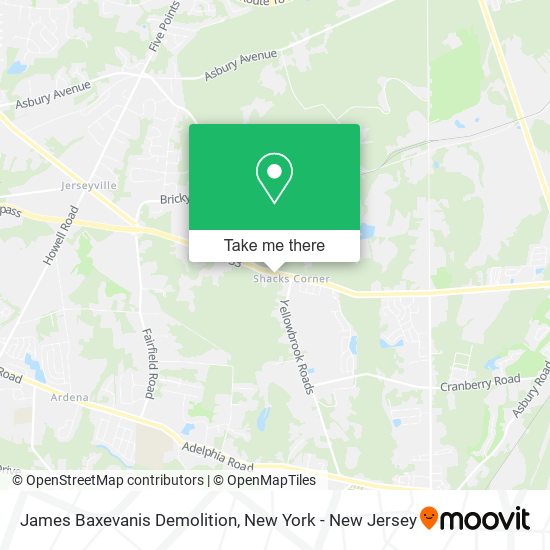 James Baxevanis Demolition map