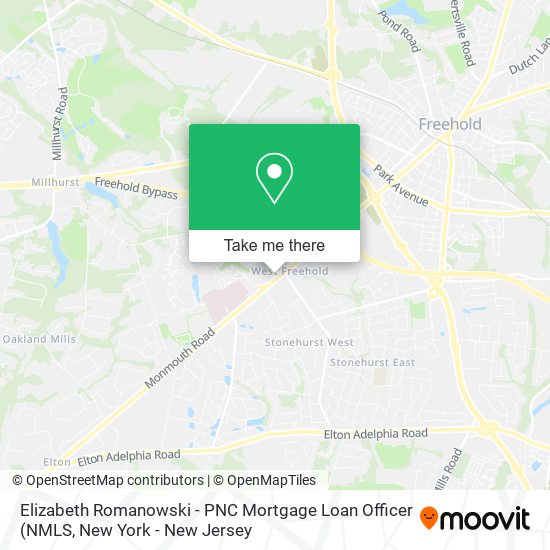 Elizabeth Romanowski - PNC Mortgage Loan Officer map