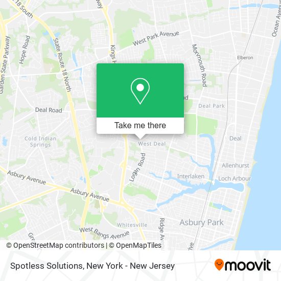 Spotless Solutions map