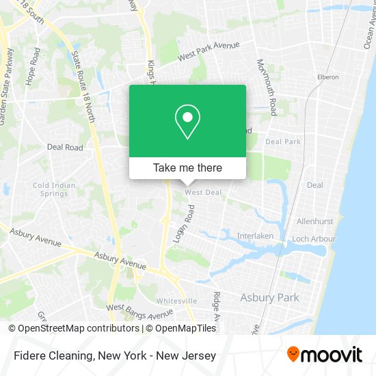 Fidere Cleaning map