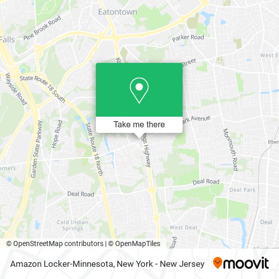 Amazon Locker-Minnesota map