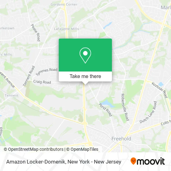 Amazon Locker-Domenik map