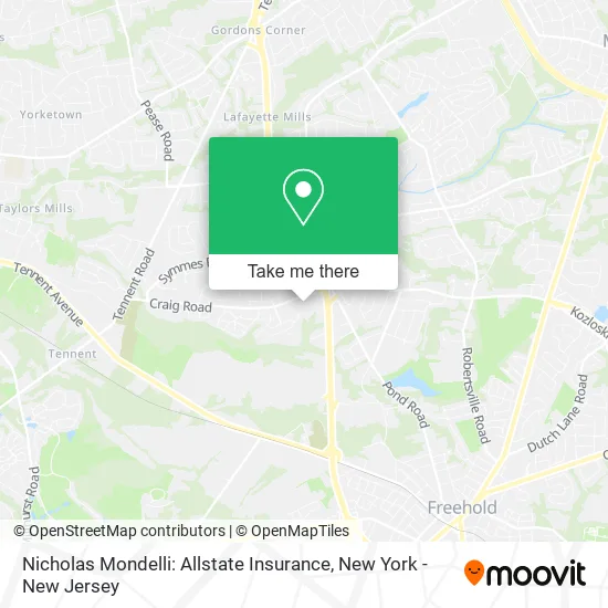 Nicholas Mondelli: Allstate Insurance map