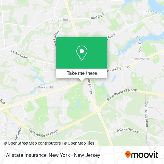 Mapa de Allstate Insurance