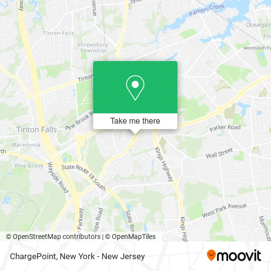 ChargePoint map