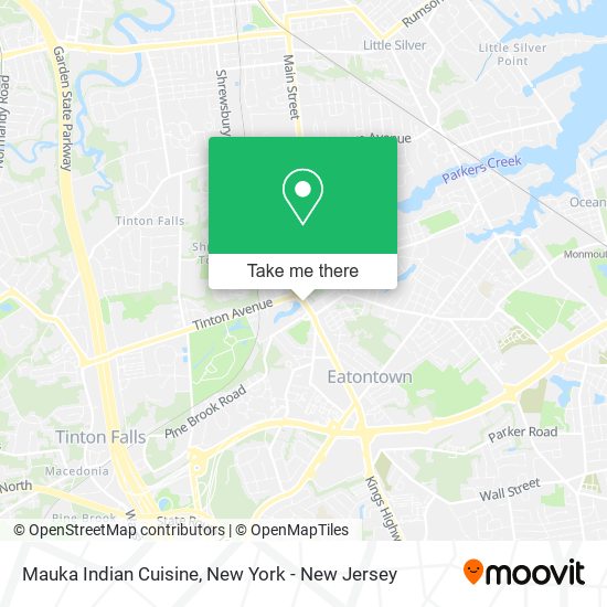 Mauka Indian Cuisine map