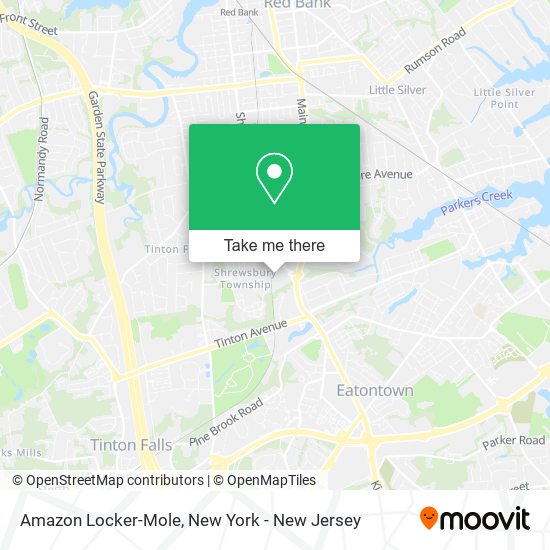 Amazon Locker-Mole map