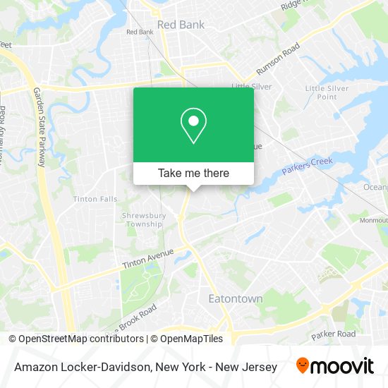 Amazon Locker-Davidson map