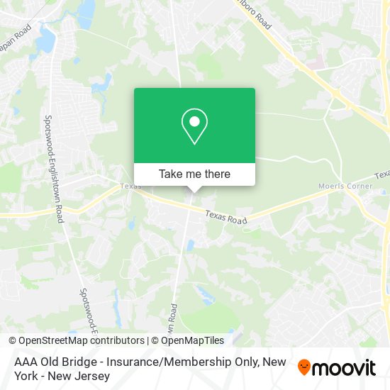 Mapa de AAA Old Bridge - Insurance / Membership Only