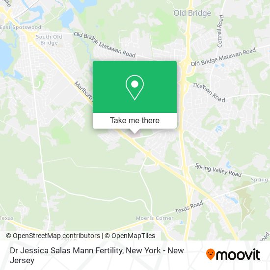 Mapa de Dr Jessica Salas Mann Fertility