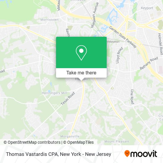 Thomas Vastardis CPA map