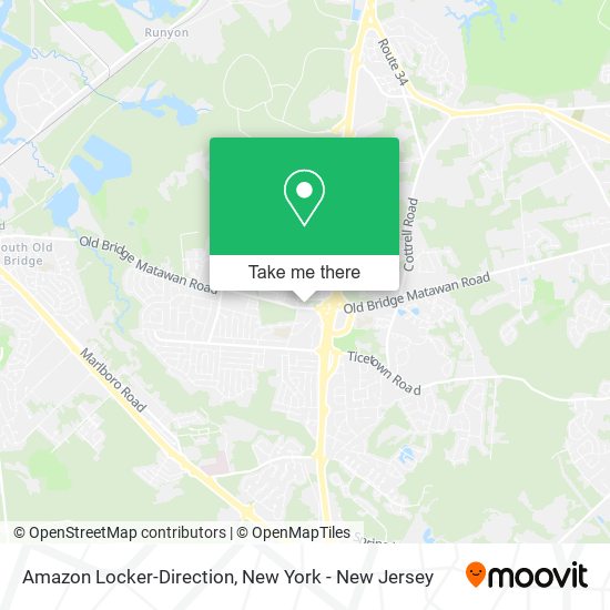 Amazon Locker-Direction map