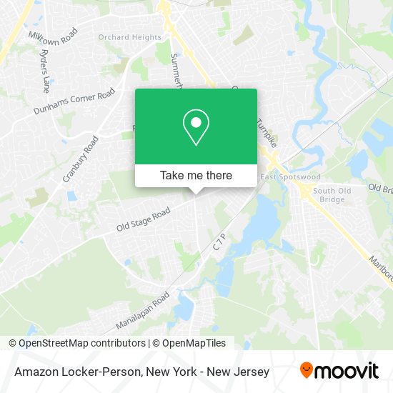 Amazon Locker-Person map