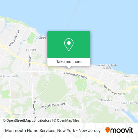 Mapa de Monmouth Home Services