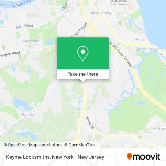 Keyme Locksmiths map