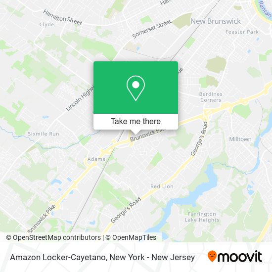 Amazon Locker-Cayetano map