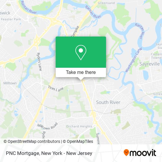 Mapa de PNC Mortgage