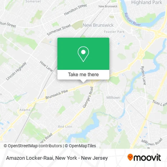 Amazon Locker-Raai map