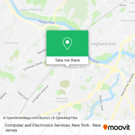 Computer and Electronics Services map