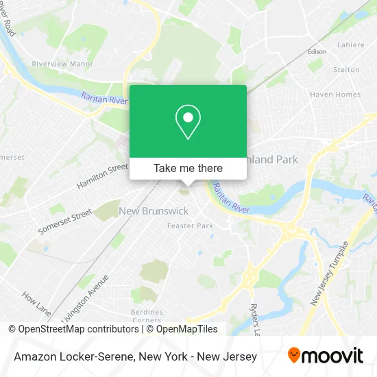 Amazon Locker-Serene map