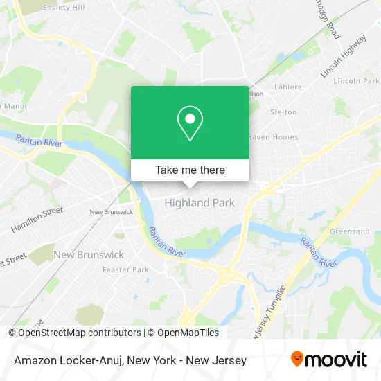 Mapa de Amazon Locker-Anuj