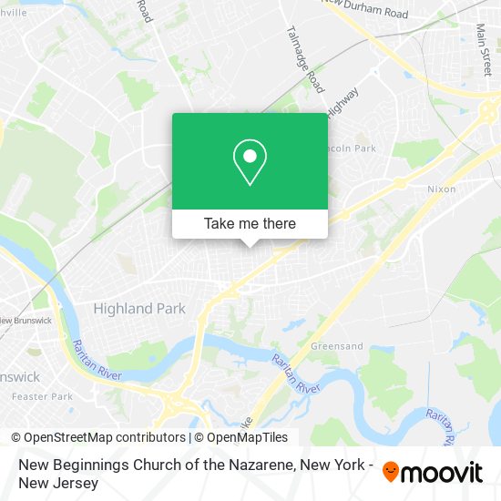 New Beginnings Church of the Nazarene map