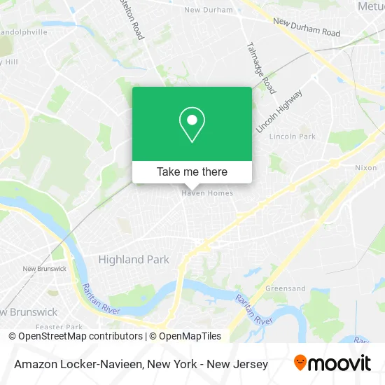 Amazon Locker-Navieen map