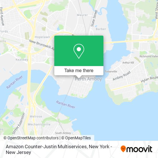 Amazon Counter-Justin Multiservices map