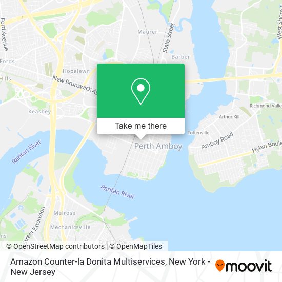 Amazon Counter-la Donita Multiservices map