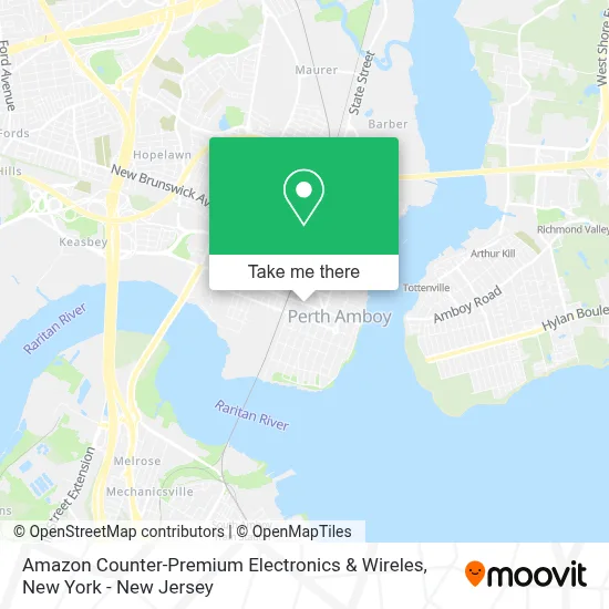 Amazon Counter-Premium Electronics & Wireles map