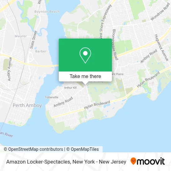 Amazon Locker-Spectacles map