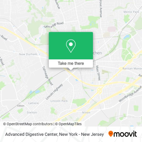 Mapa de Advanced Digestive Center