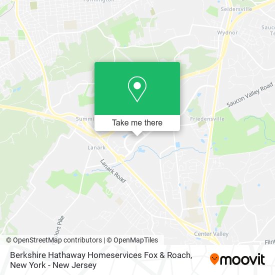 Mapa de Berkshire Hathaway Homeservices Fox & Roach