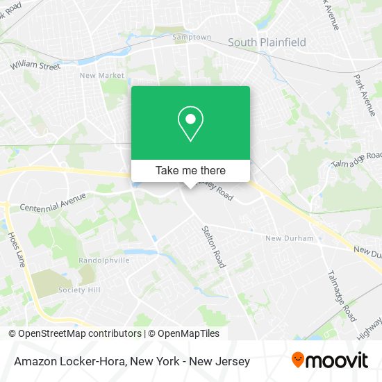 Amazon Locker-Hora map