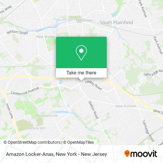 Amazon Locker-Anas map