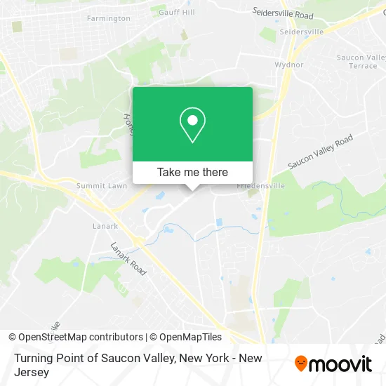 Turning Point of Saucon Valley map