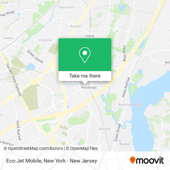 Eco-Jet Mobile map