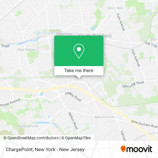 ChargePoint map