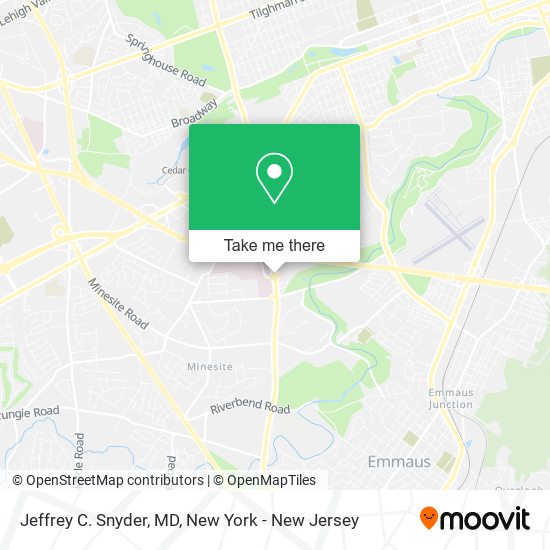 Mapa de Jeffrey C. Snyder, MD