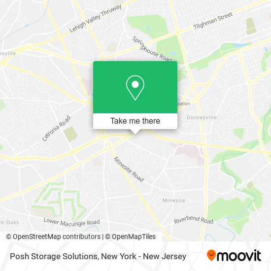 Mapa de Posh Storage Solutions