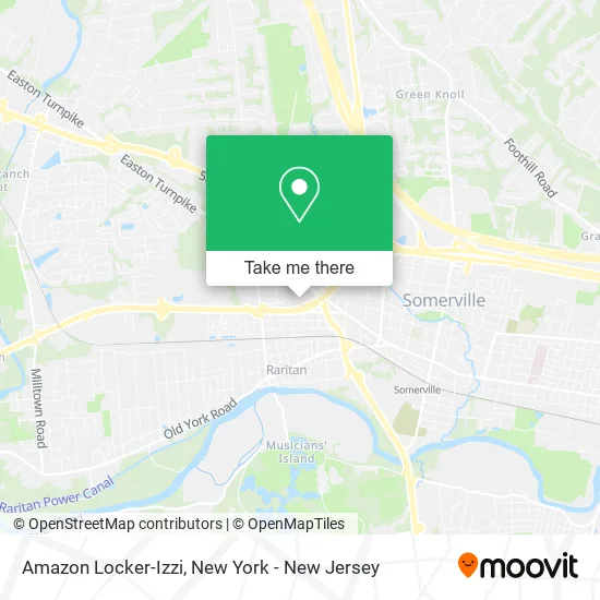 Amazon Locker-Izzi map