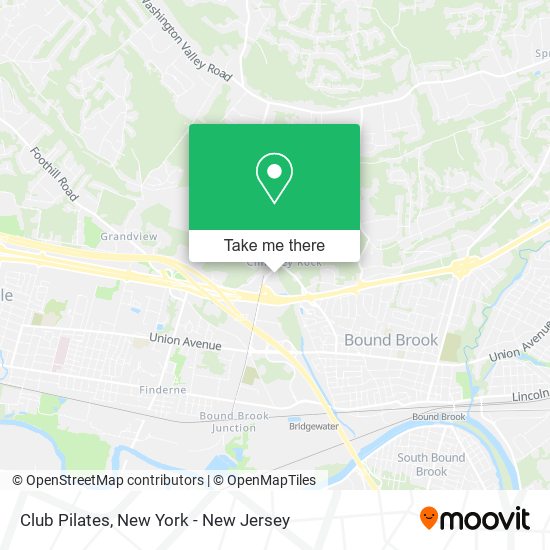 Club Pilates map