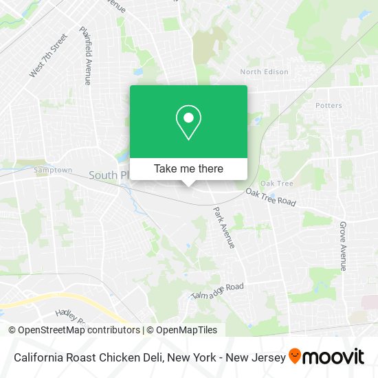 California Roast Chicken Deli map