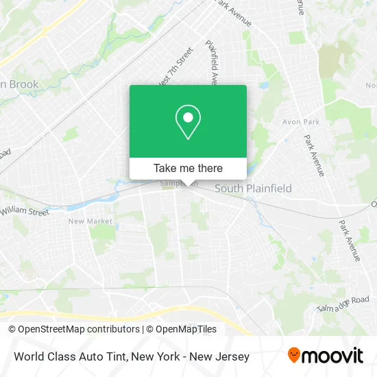 World Class Auto Tint map