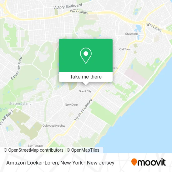 Amazon Locker-Loren map