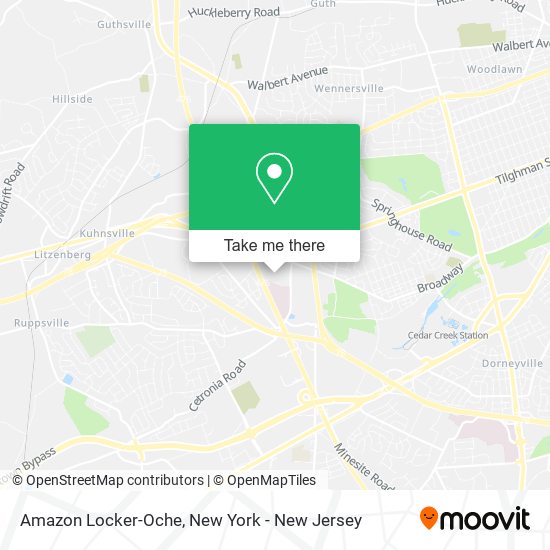 Amazon Locker-Oche map