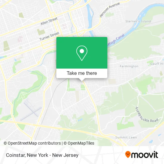 Coinstar map